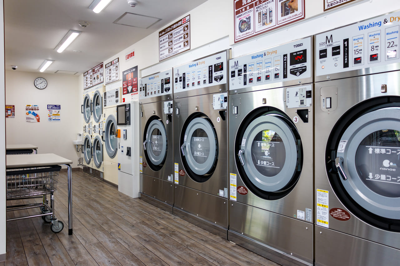 吹田市 大型洗濯機 最新精算システムも設置 千里山駅すぐに新しいコインランドリーがオープンしましたよ Fun Fun Laundry 号外net 吹田